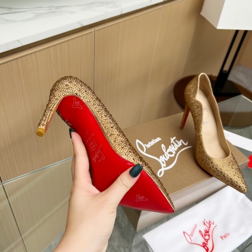 Replica Christian Louboutin High-heeled shoes For Women #1198965 $125.00 USD for Wholesale