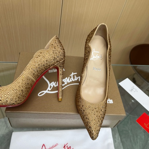 Replica Christian Louboutin High-heeled shoes For Women #1198965 $125.00 USD for Wholesale