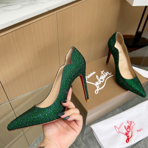 Replica Christian Louboutin High-heeled shoes For Women #1198966 $125.00 USD for Wholesale