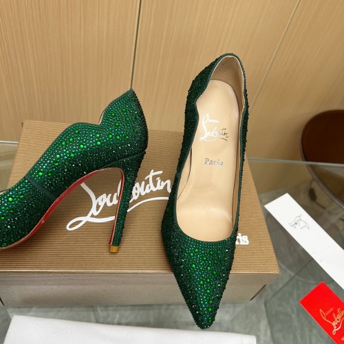 Replica Christian Louboutin High-heeled shoes For Women #1198966 $125.00 USD for Wholesale