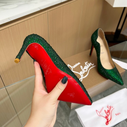 Replica Christian Louboutin High-heeled shoes For Women #1198966 $125.00 USD for Wholesale