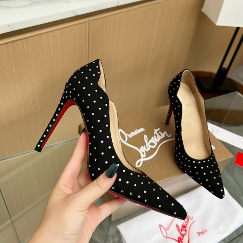 Replica Christian Louboutin High-heeled shoes For Women #1198968 $125.00 USD for Wholesale