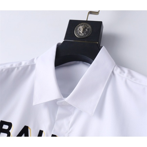 Replica Balmain Shirts Long Sleeved For Men #1198977 $48.00 USD for Wholesale