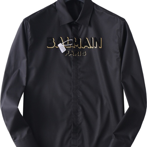 Balmain Shirts Long Sleeved For Men #1198978