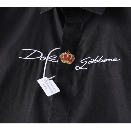 Replica Dolce & Gabbana D&G Shirts Long Sleeved For Men #1198980 $48.00 USD for Wholesale