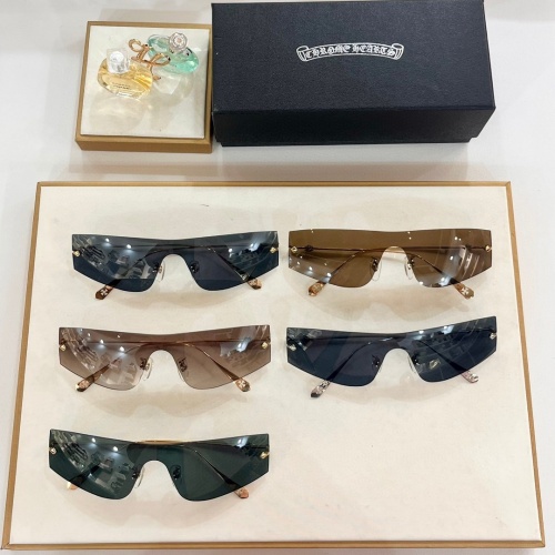 Replica Chrome Hearts AAA Quality Sunglasses #1199825 $60.00 USD for Wholesale