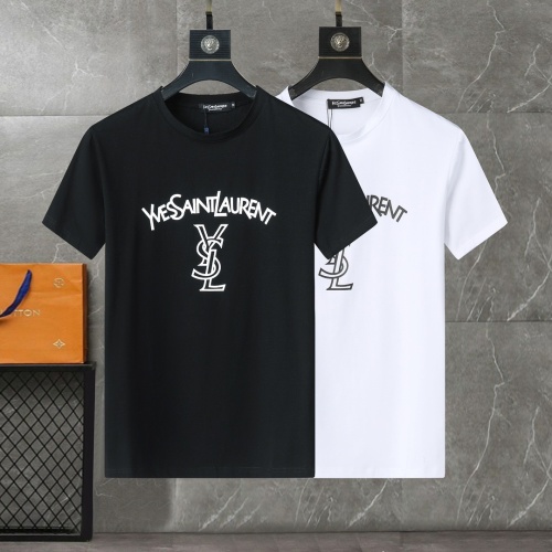 Replica Yves Saint Laurent YSL T-shirts Short Sleeved For Men #1199867 $25.00 USD for Wholesale