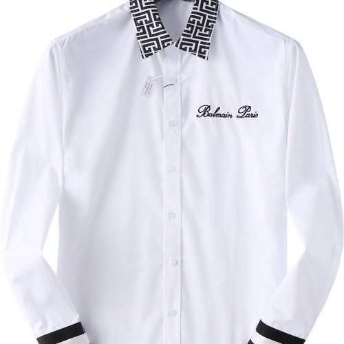 Balmain Shirts Long Sleeved For Men #1200719