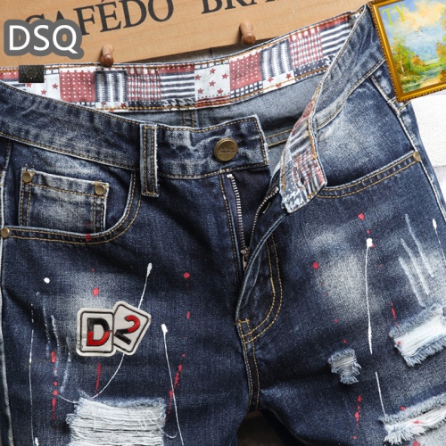 Replica Dsquared Jeans For Men #1201569 $40.00 USD for Wholesale