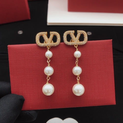 Replica Valentino Earrings For Women #1203572 $34.00 USD for Wholesale