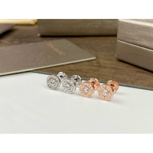 Replica Bvlgari Earrings For Women #1203963 $29.00 USD for Wholesale