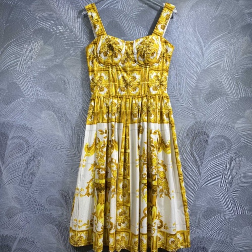 Dolce &amp; Gabbana Dresses Sleeveless For Women #1204388, $128.00 USD, [ITEM#1204388], Dolce &amp; Gabbana Dresses