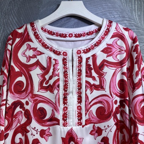 Replica Dolce & Gabbana Dresses Long Sleeved For Women #1204396 $108.00 USD for Wholesale