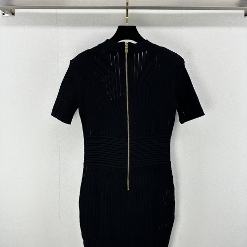 Replica Balmain Dresses Short Sleeved For Women #1204399 $102.00 USD for Wholesale