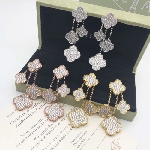 Replica Van Cleef & Arpels Earrings For Women #1204685 $39.00 USD for Wholesale