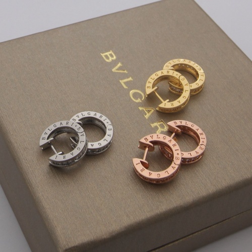 Replica Bvlgari Earrings For Women #1204706 $25.00 USD for Wholesale