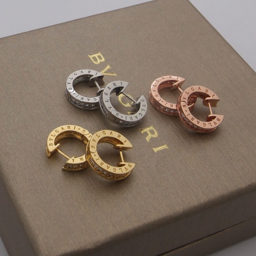 Replica Bvlgari Earrings For Women #1204708 $25.00 USD for Wholesale