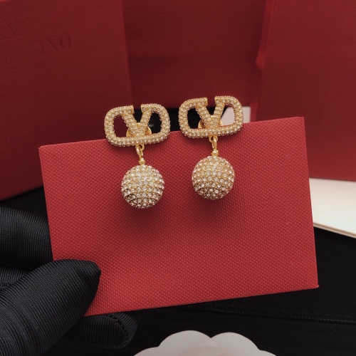 Replica Valentino Earrings For Women #1205045 $36.00 USD for Wholesale