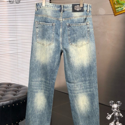 Replica Chrome Hearts Jeans For Men #1206483 $48.00 USD for Wholesale