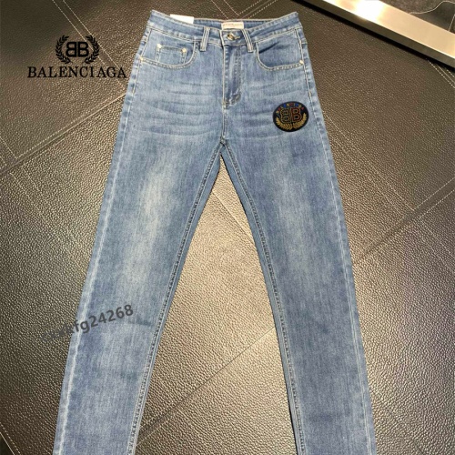 Replica Balenciaga Jeans For Men #1206532 $48.00 USD for Wholesale