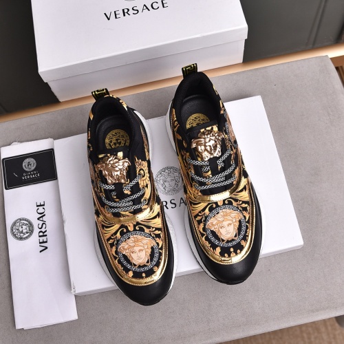 Replica Versace Casual Shoes For Men #1207101 $85.00 USD for Wholesale