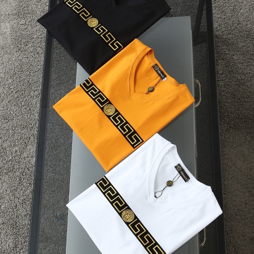 Replica Versace T-Shirts Short Sleeved For Men #1207300 $29.00 USD for Wholesale