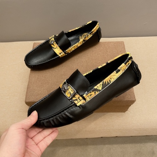 Versace Leather Shoes For Men #1207943, $68.00 USD, [ITEM#1207943], Versace Leather Shoes