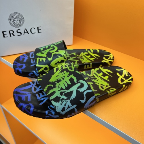 Replica Versace Slippers For Men #1208131 $52.00 USD for Wholesale