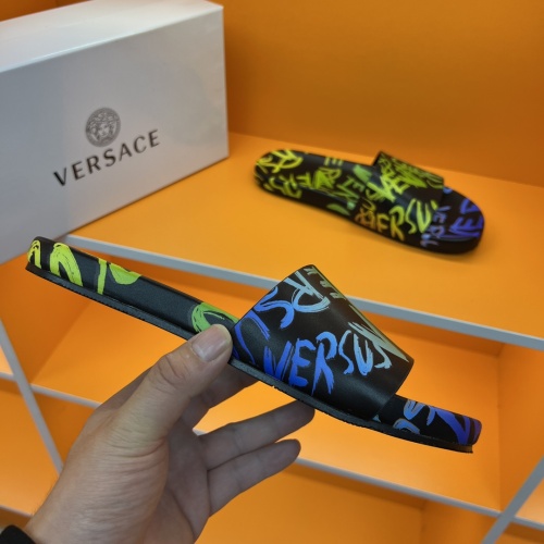 Replica Versace Slippers For Men #1208131 $52.00 USD for Wholesale