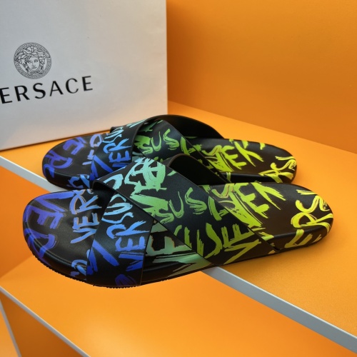 Replica Versace Slippers For Men #1208134 $52.00 USD for Wholesale