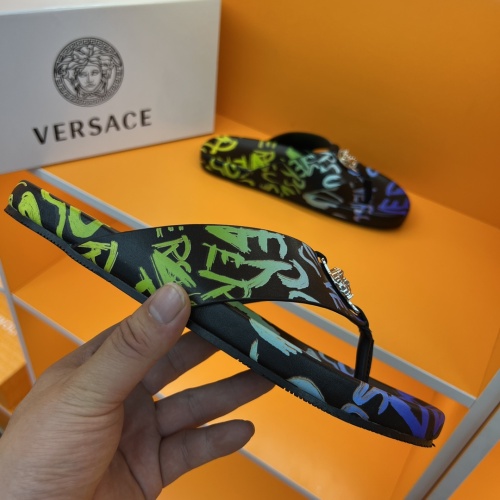 Replica Versace Slippers For Men #1208137 $52.00 USD for Wholesale