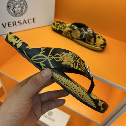 Replica Versace Slippers For Men #1208141 $52.00 USD for Wholesale