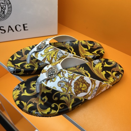 Replica Versace Slippers For Men #1208142 $52.00 USD for Wholesale