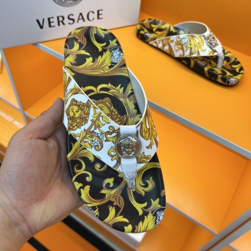 Replica Versace Slippers For Men #1208142 $52.00 USD for Wholesale