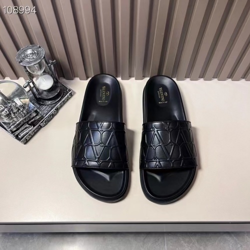 Replica Valentino Slippers For Men #1208214 $56.00 USD for Wholesale