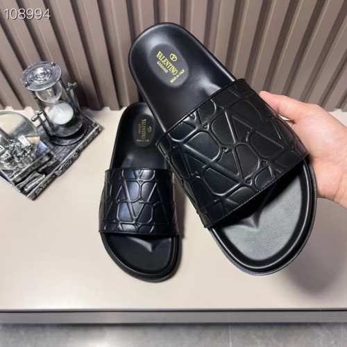 Replica Valentino Slippers For Men #1208214 $56.00 USD for Wholesale