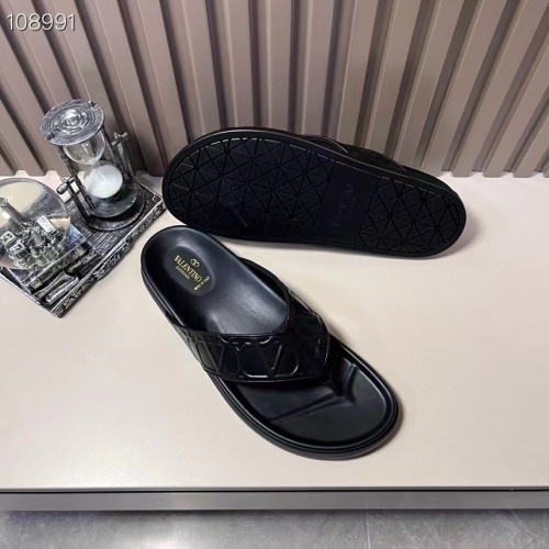 Replica Valentino Slippers For Men #1208219 $56.00 USD for Wholesale