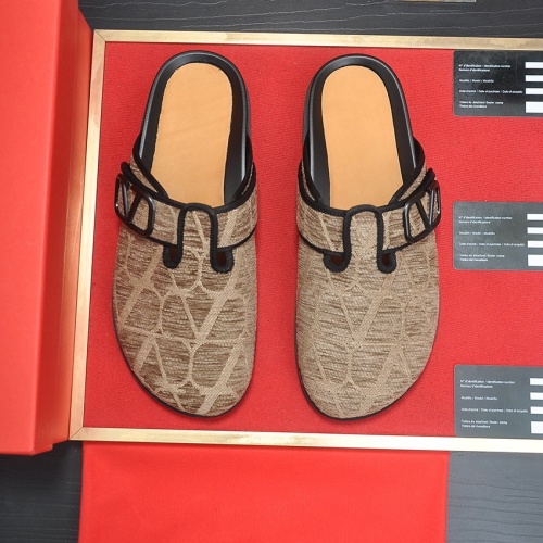 Replica Valentino Slippers For Men #1208514 $60.00 USD for Wholesale