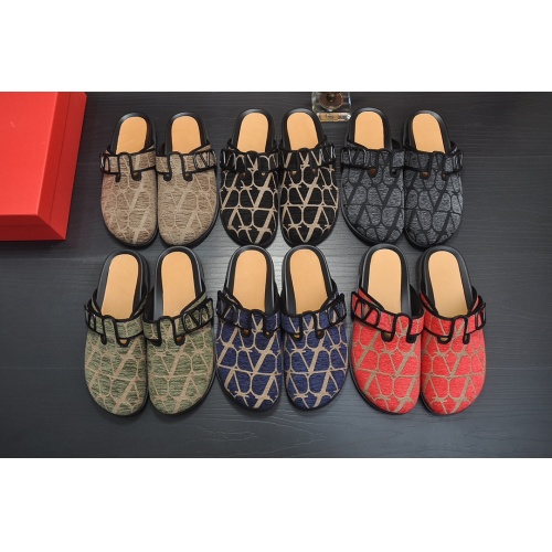 Replica Valentino Slippers For Men #1208514 $60.00 USD for Wholesale