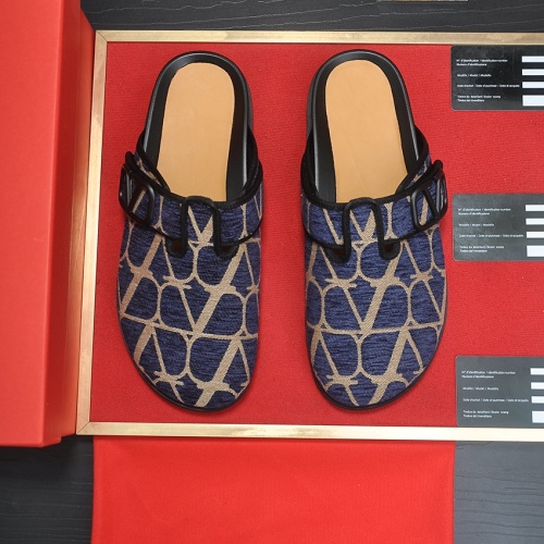 Replica Valentino Slippers For Men #1208518 $60.00 USD for Wholesale