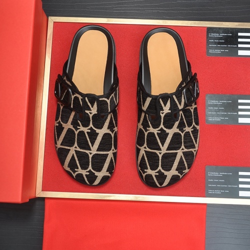 Replica Valentino Slippers For Men #1208519 $60.00 USD for Wholesale