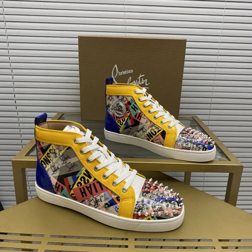 Christian Louboutin High Top Shoes For Men #1208767