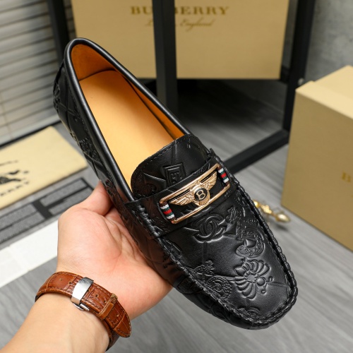 Replica Burberry Leather Shoes For Men #1209240 $68.00 USD for Wholesale