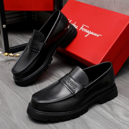 Salvatore Ferragamo Leather Shoes For Men #1209302, $82.00 USD, [ITEM#1209302], Salvatore Ferragamo Leather Shoes