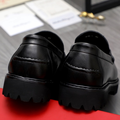 Replica Salvatore Ferragamo Leather Shoes For Men #1209319 $82.00 USD for Wholesale