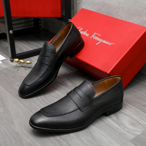 Salvatore Ferragamo Leather Shoes For Men #1209339, $102.00 USD, [ITEM#1209339], Salvatore Ferragamo Leather Shoes