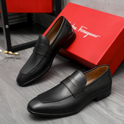 Salvatore Ferragamo Leather Shoes For Men #1209343, $102.00 USD, [ITEM#1209343], Salvatore Ferragamo Leather Shoes