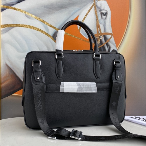 Replica Mont Blanc AAA Man Handbags #1209494 $160.00 USD for Wholesale