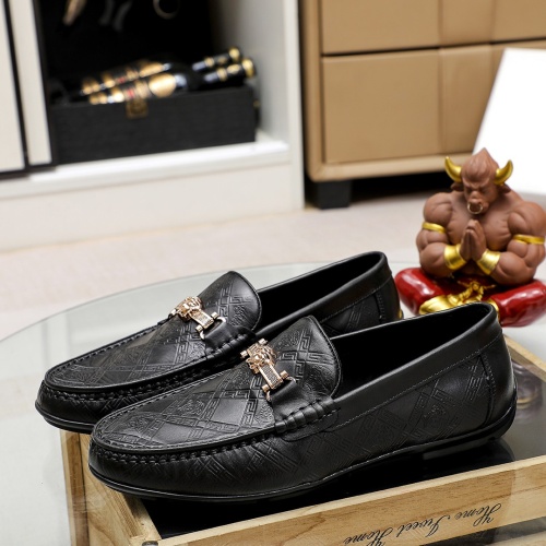 Replica Versace Leather Shoes For Men #1209497 $68.00 USD for Wholesale