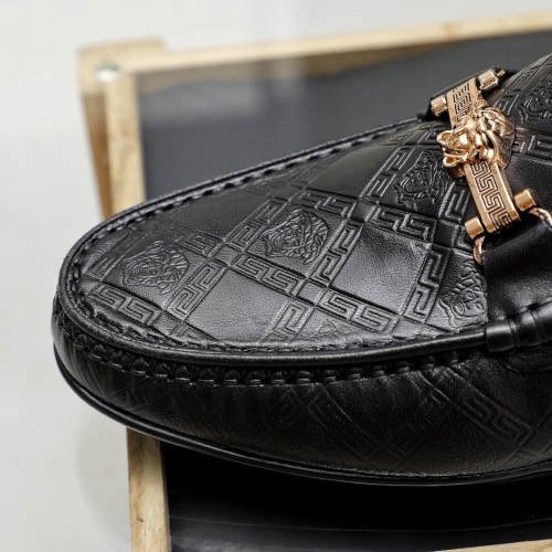 Replica Versace Leather Shoes For Men #1209497 $68.00 USD for Wholesale